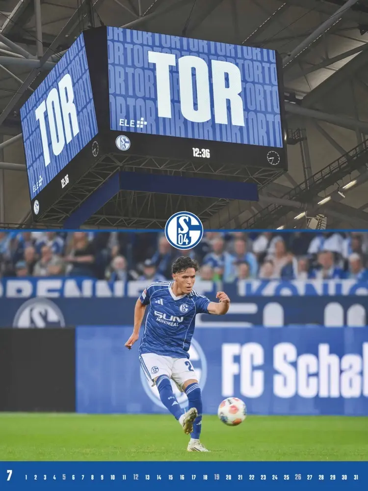 Bild: 4069095007567 | FC Schalke 04 2026 - Poster-Kalender-XL - Fußball-Kalender -...