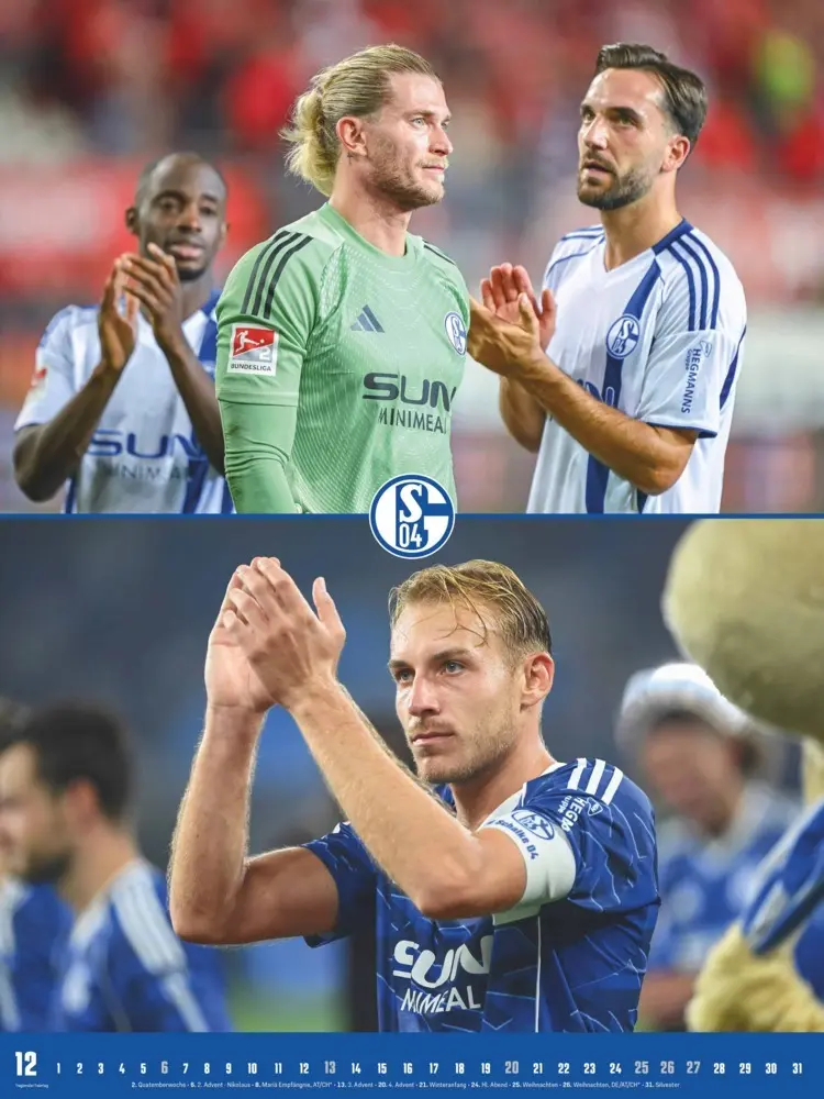 Bild: 4069095007567 | FC Schalke 04 2026 - Poster-Kalender-XL - Fußball-Kalender -...