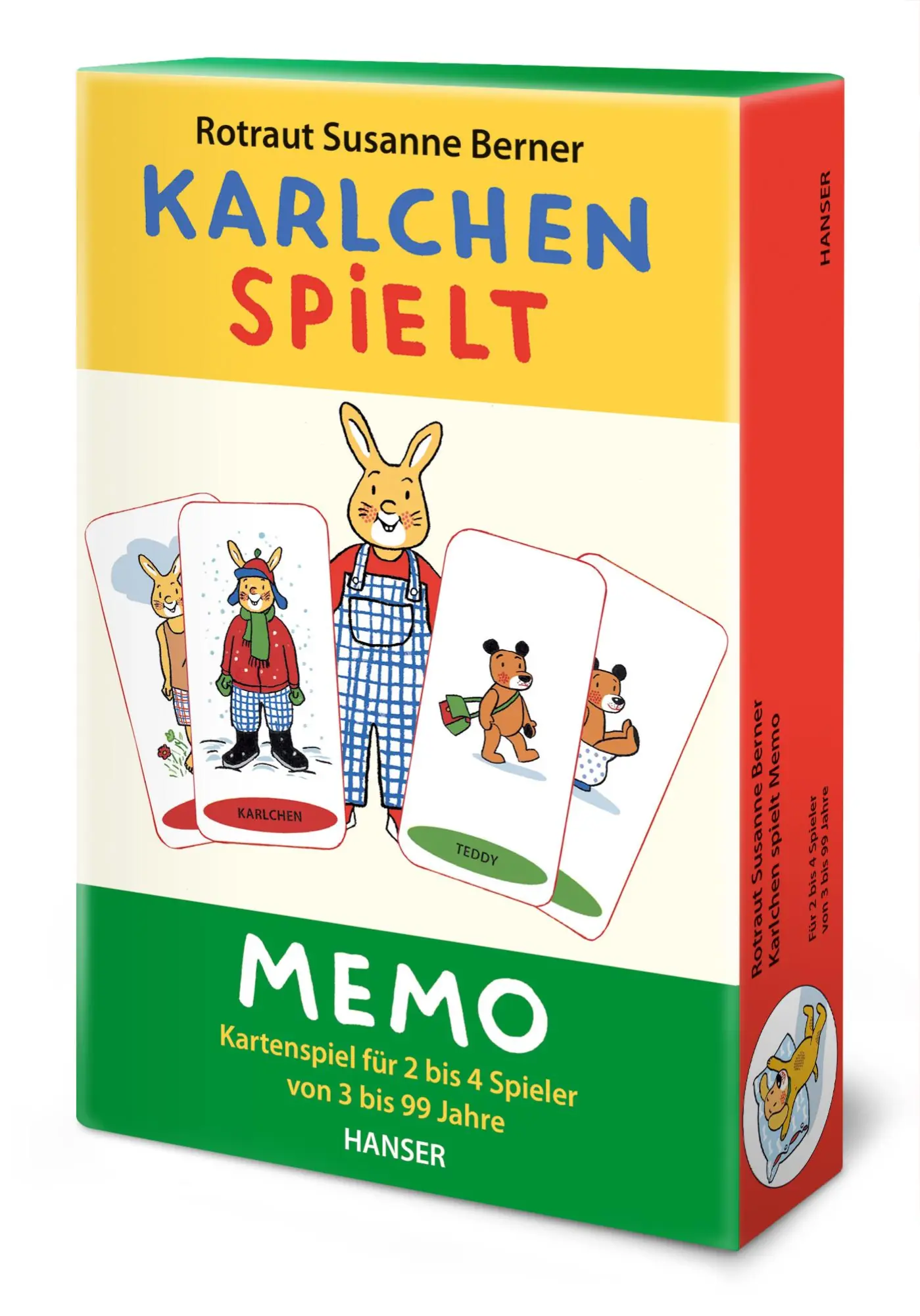 Cover: 9783446247567 | Karlchen spielt - Memo | Rotraut Susanne Berner | Spiel | 545/24756