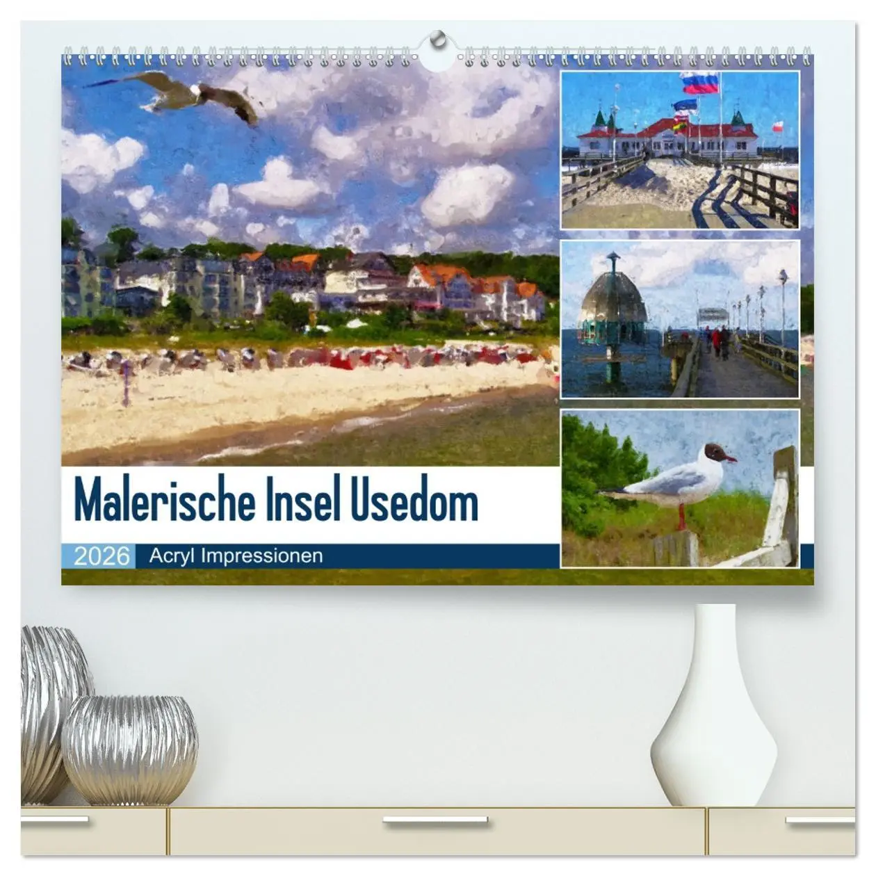 Cover: 9783457447567 | Malerische Insel Usedom - Acryl Impressionen (hochwertiger Premium...