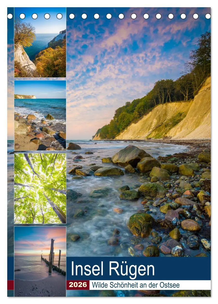 Cover: 9783516397567 | Insel Rügen - Wilde Schönheit an der Ostsee (Tischkalender 2026 DIN...