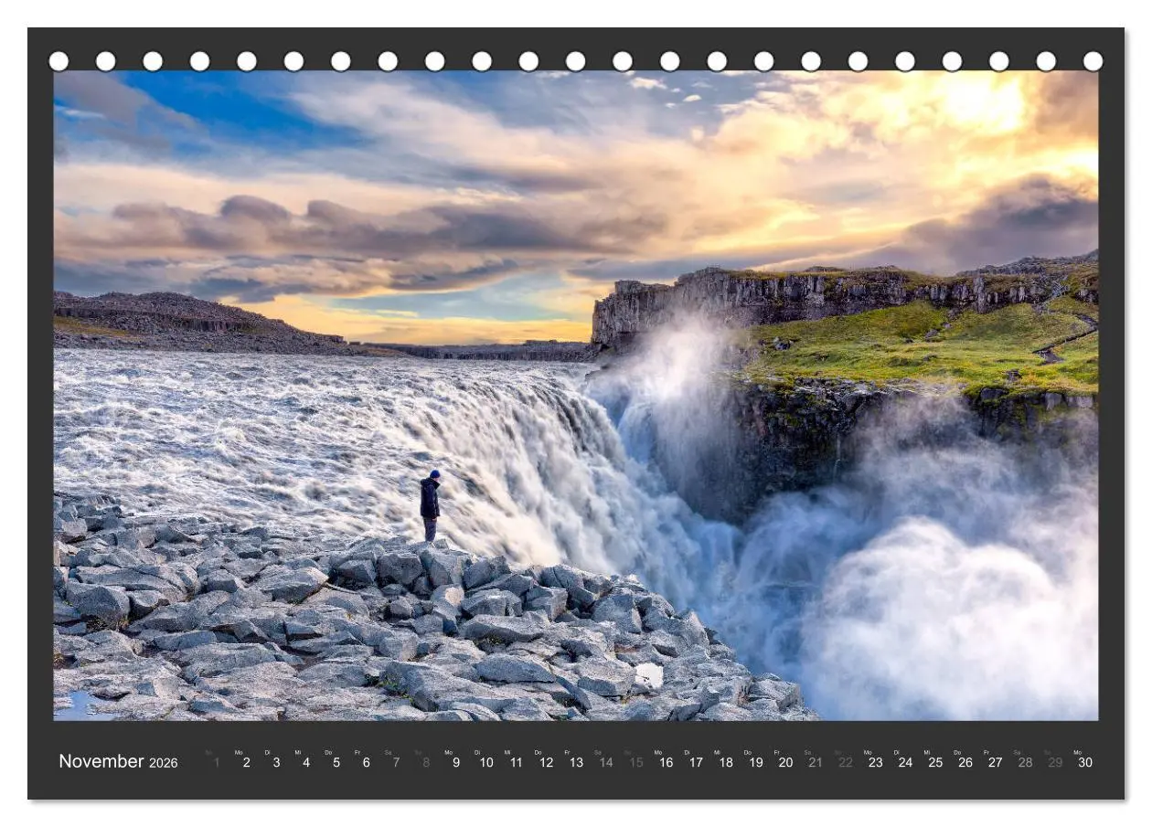 Bild: 9783457677667 | Island - Die schönsten Wasserfälle (Tischkalender 2026 DIN A5...