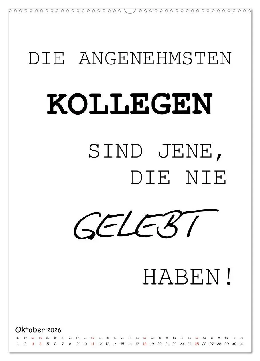 Bild: 9783516387667 | Typo-Kalender für das Büro. Gemeine und lustige Sprüche...