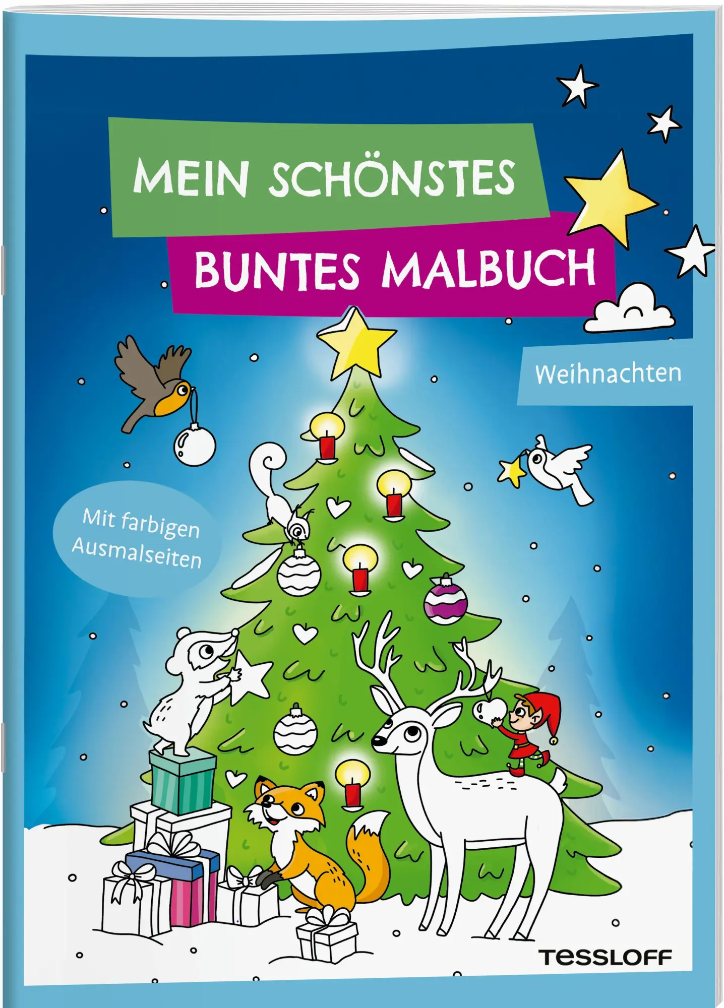 Cover: 9783788647667 | Mein schönstes buntes Malbuch. Weihnachten | Carmen Eisendle | 32 S.