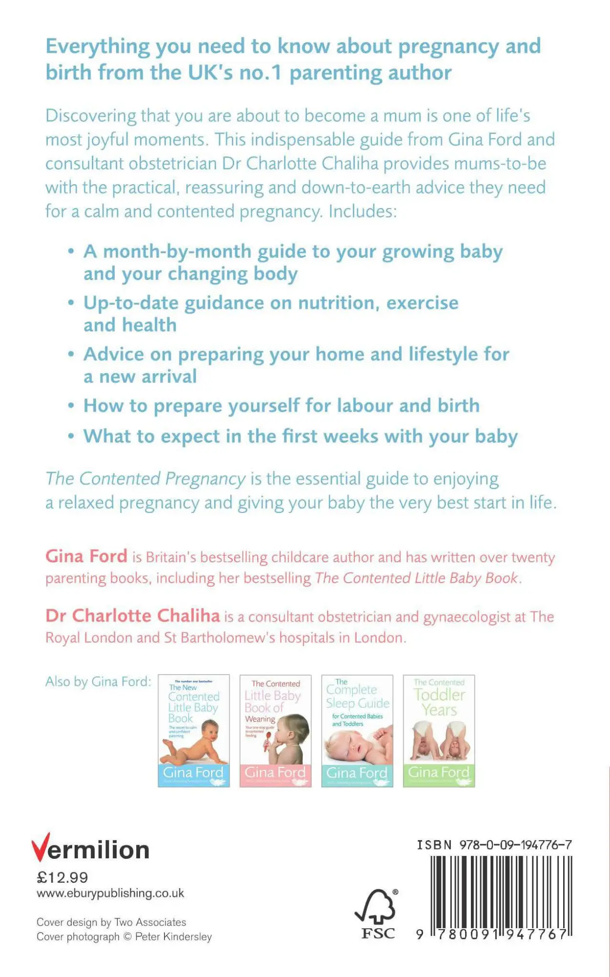 Rückseite: 9780091947767 | The Contented Pregnancy | Charlotte Chaliha (u. a.) | Taschenbuch