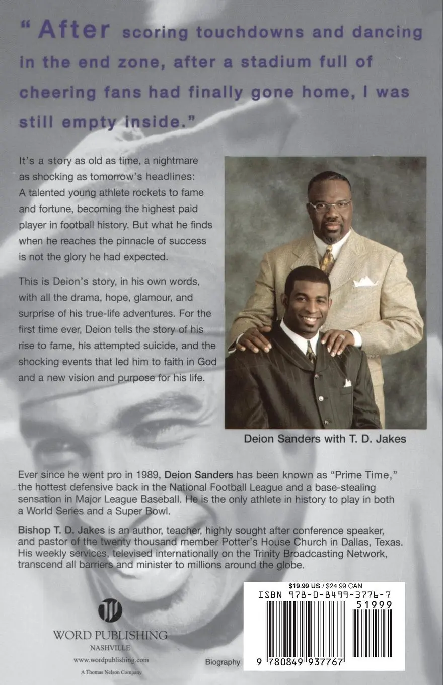 Rückseite: 9780849937767 | Power, Money and Sex | Deion Sanders | Taschenbuch | Englisch | 2003