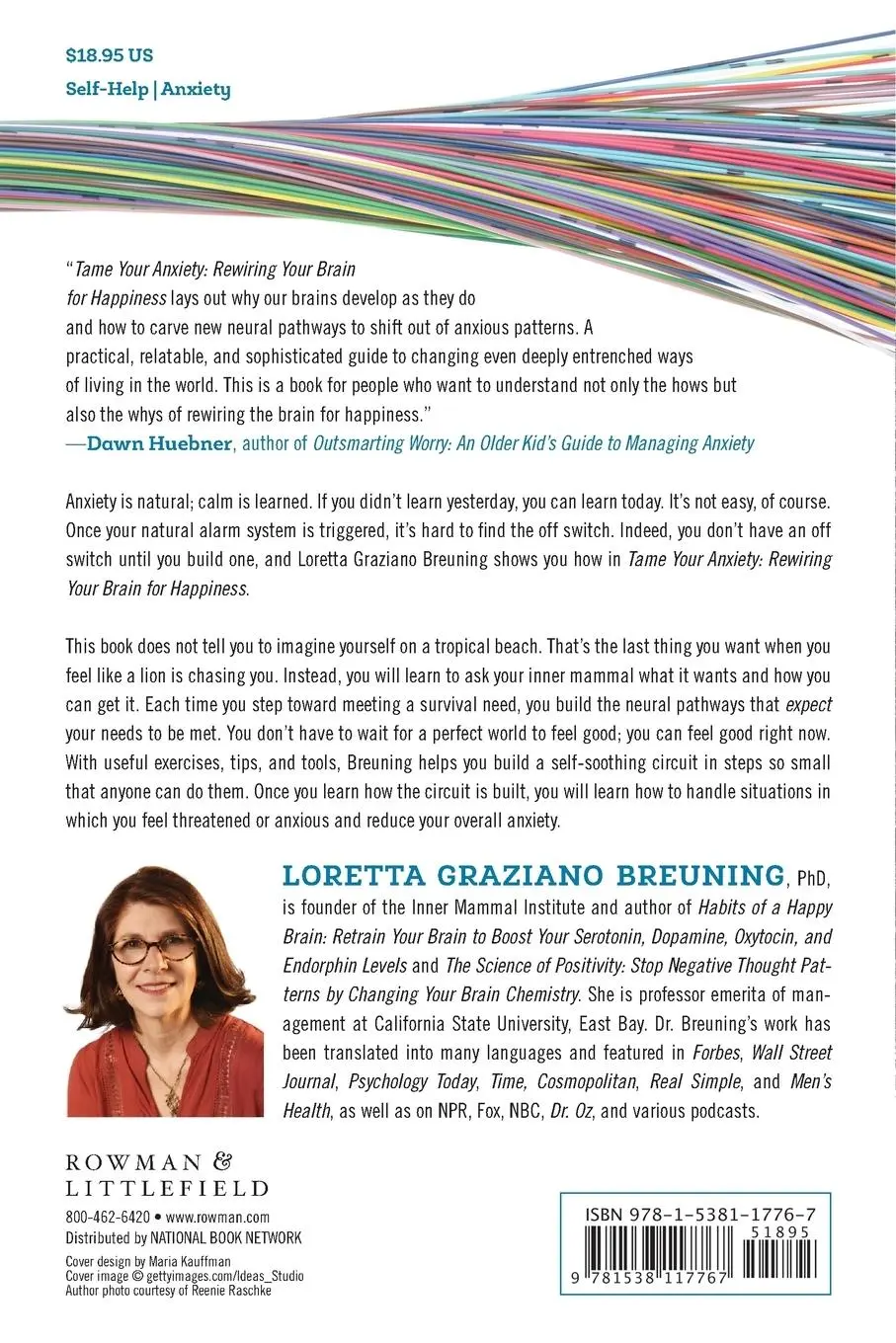 Rückseite: 9781538117767 | Tame Your Anxiety | Rewiring Your Brain for Happiness | Breuning