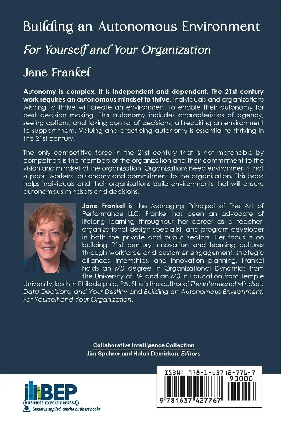 Rückseite: 9781637427767 | Building an Autonomous Environment | Jane Frankel | Taschenbuch | 2025