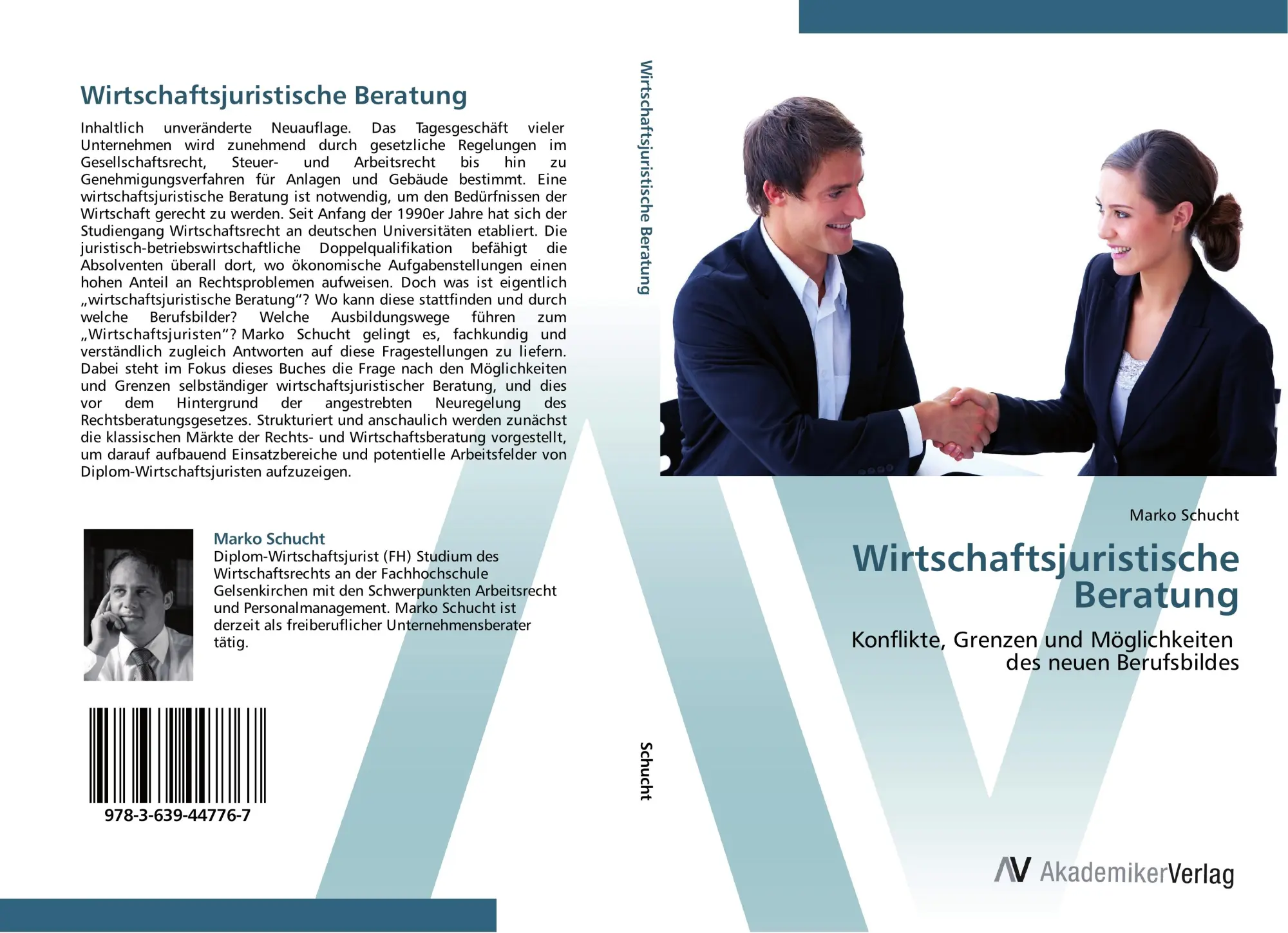 Cover: 9783639447767 | Wirtschaftsjuristische Beratung | Marko Schucht | Taschenbuch | 128 S.