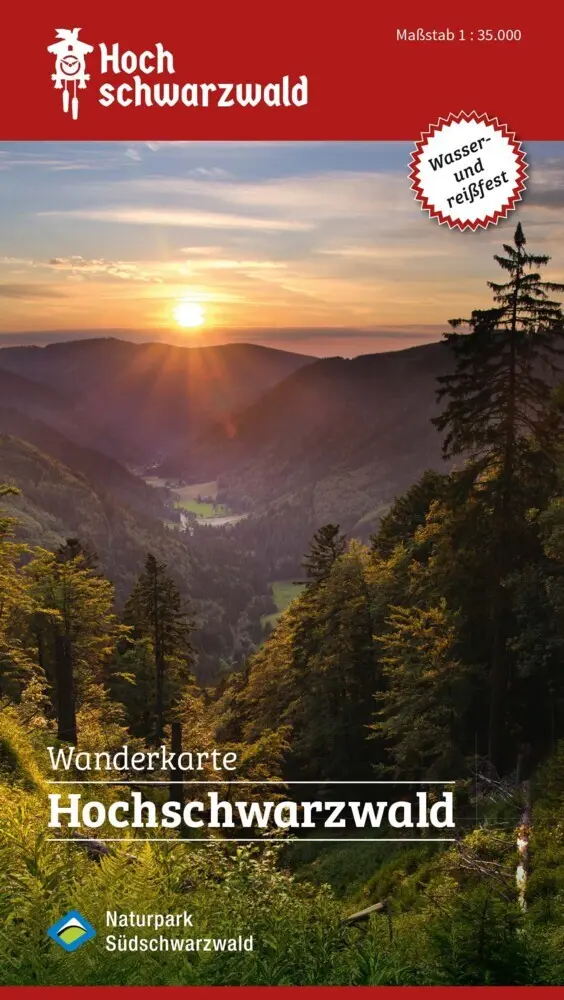 Cover: 9783939657767 | Hochtouren Hochschwarzwald, Wanderkarte | Wasser- und reißfest | 66 S.