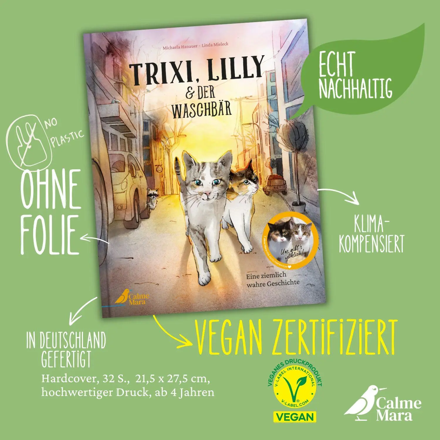 Bild: 9783948877767 | Trixi, Lilly und der Waschbär | Michaela Hanauer | Buch | 36 S. | 2025