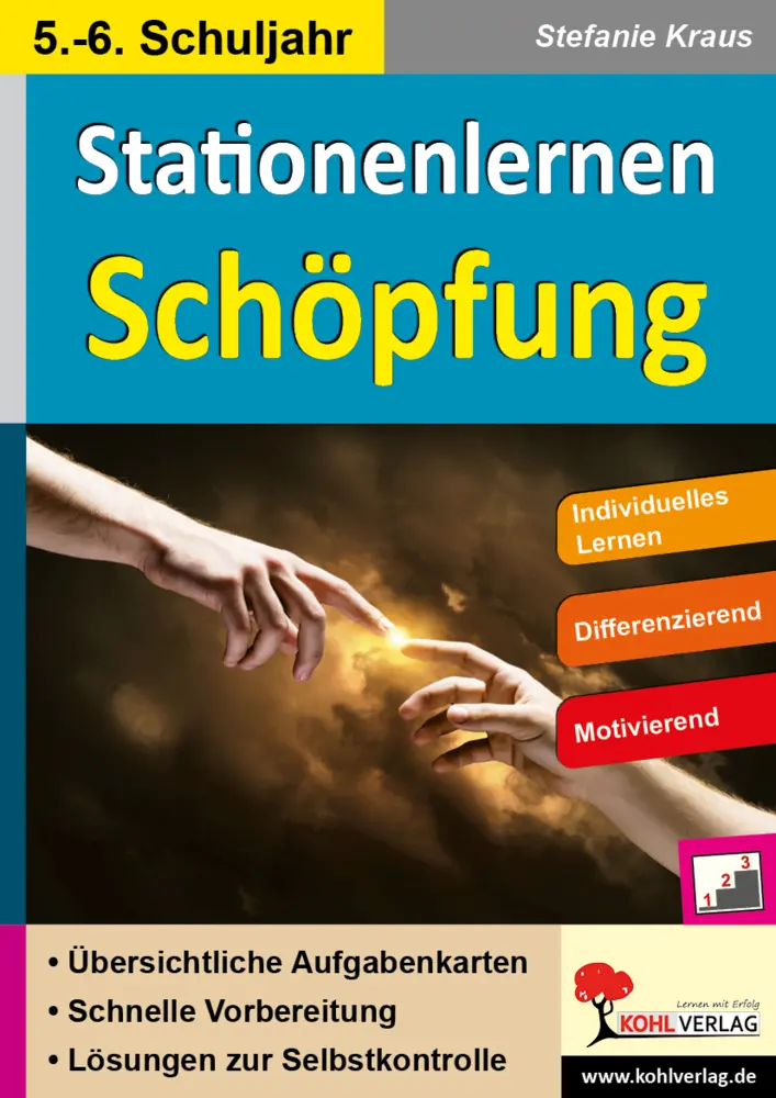 Cover: 9783956867767 | Kohls Stationenlernen Schöpfung, 5.-6. Schuljahr | Stefanie Kraus