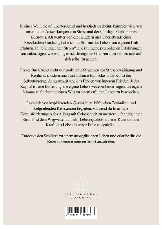 Rückseite: 9783384397867 | Ständig unter Strom | Wege aus dem Dauerstress und hin zu innerer Ruhe