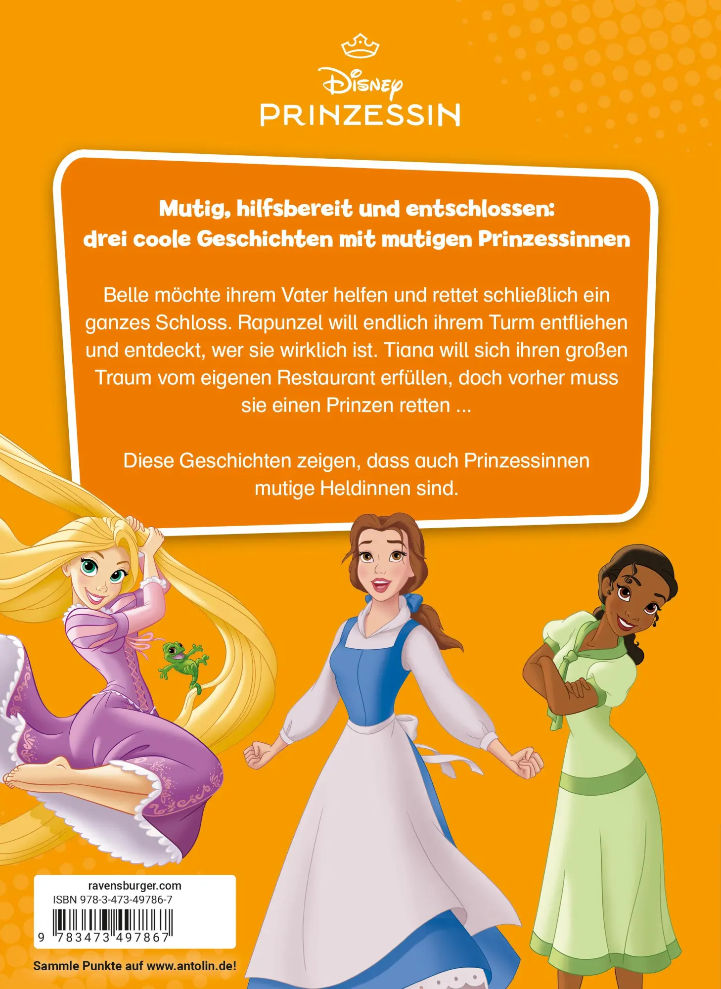 Rückseite: 9783473497867 | Disney Prinzessinnen - Starke Heldinnen - Volle Girl Power....
