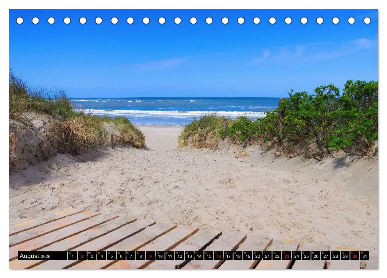 Bild: 9783516057867 | Langeoog - Schönste Insel Ostfrieslands (Tischkalender 2026 DIN A5...