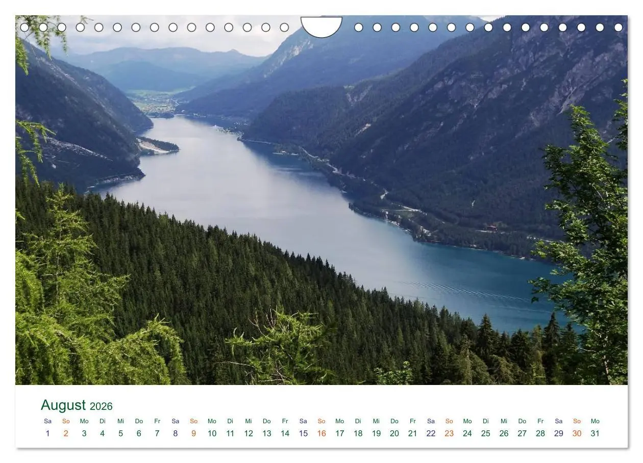 Bild: 9783516127867 | Tirol - Rund um den Achensee (Wandkalender 2026 DIN A4 quer),...
