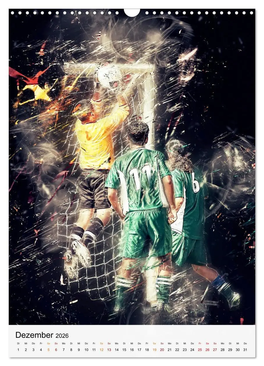 Bild: 9783516367867 | Fussball - einfach cool (Wandkalender 2026 DIN A3 hoch), CALVENDO...