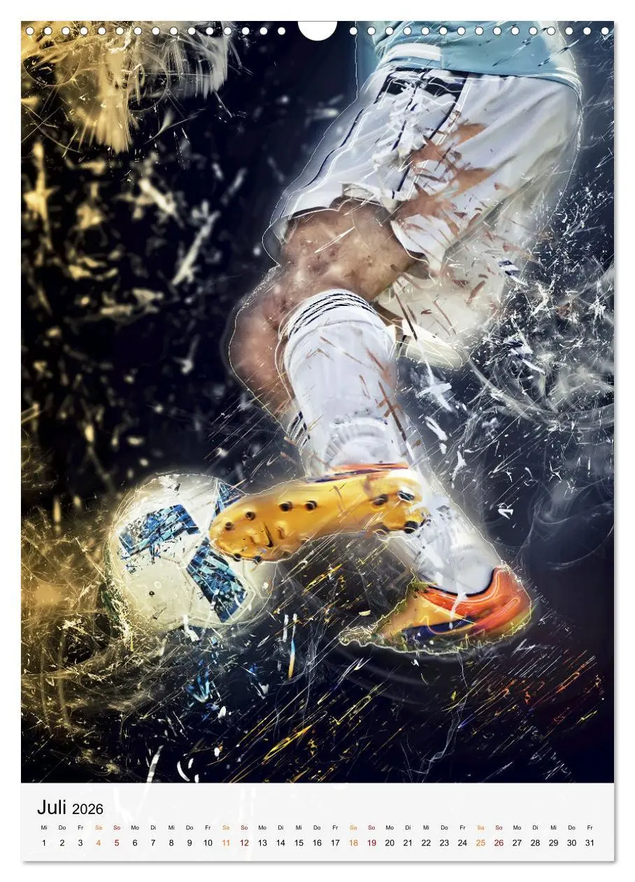 Bild: 9783516367867 | Fussball - einfach cool (Wandkalender 2026 DIN A3 hoch), CALVENDO...