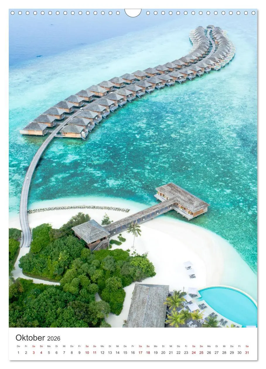 Bild: 9783516357967 | Malediven - Das wunderschöne Urlaubsparadies. (Wandkalender 2026...
