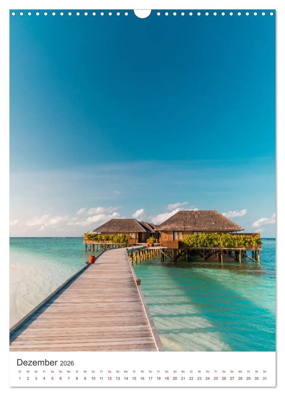 Bild: 9783516357967 | Malediven - Das wunderschöne Urlaubsparadies. (Wandkalender 2026...