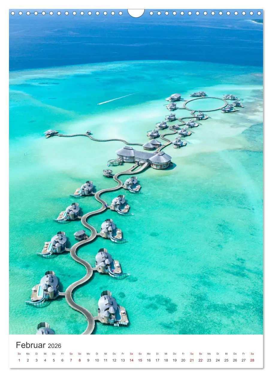 Bild: 9783516357967 | Malediven - Das wunderschöne Urlaubsparadies. (Wandkalender 2026...