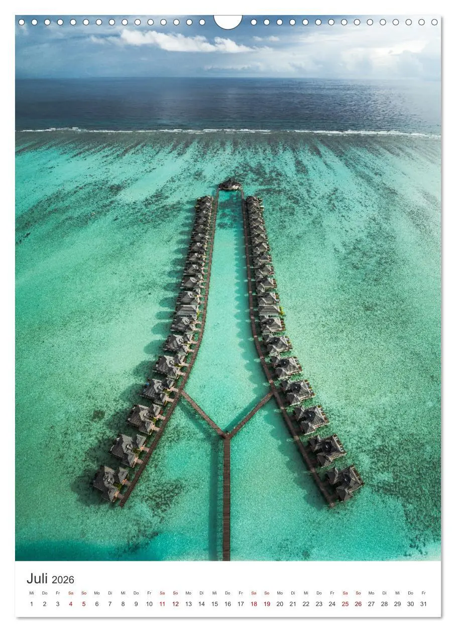 Bild: 9783516357967 | Malediven - Das wunderschöne Urlaubsparadies. (Wandkalender 2026...