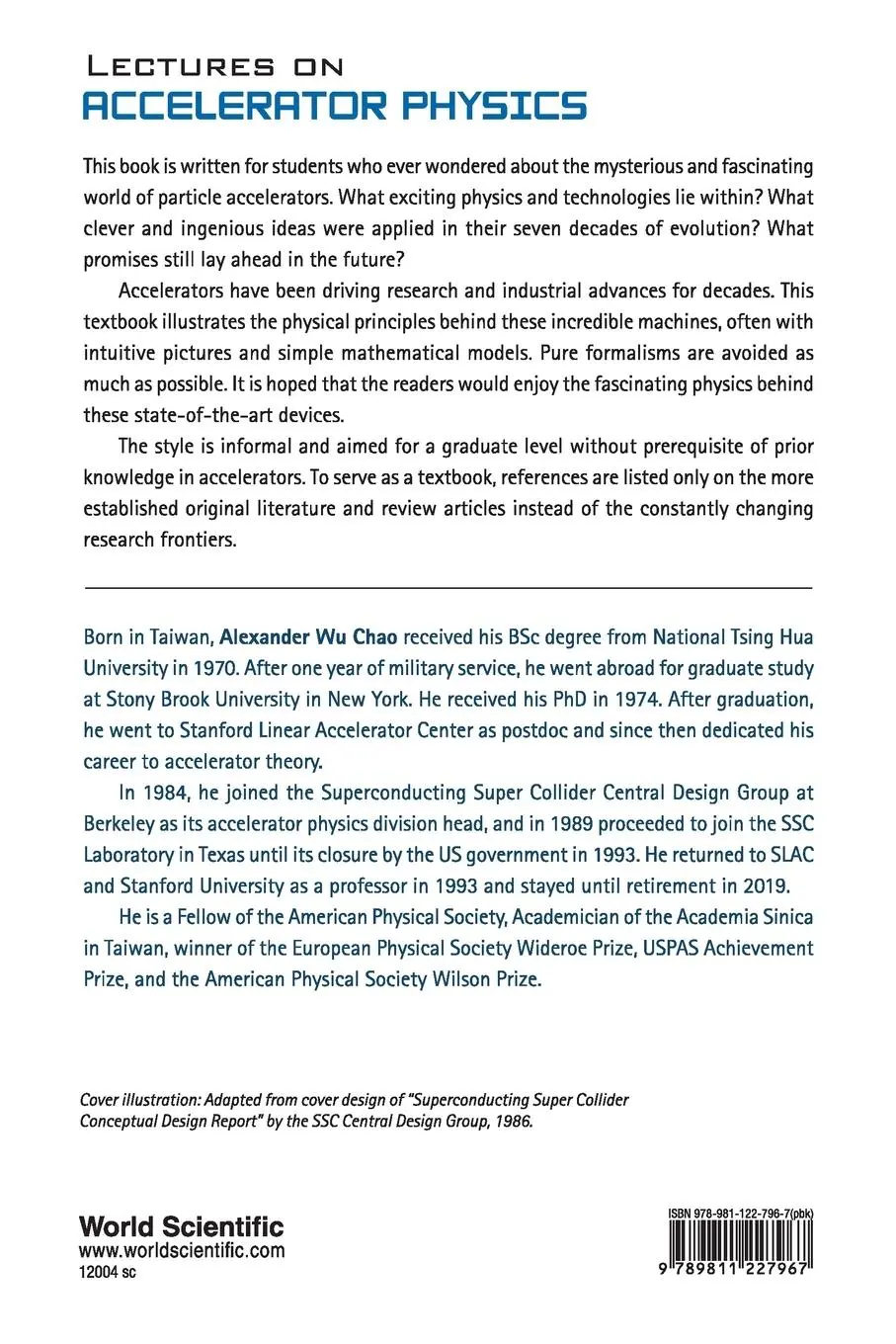 Rückseite: 9789811227967 | LECTURES ON ACCELERATOR PHYSICS | Alexander Wu Chao | Taschenbuch