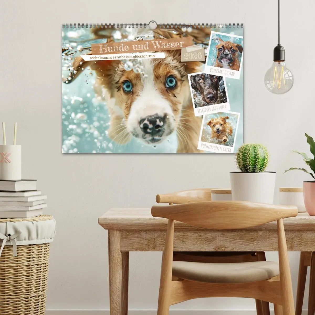 Bild: 9783457398067 | Hunde und Wasser (Wandkalender 2026 DIN A3 quer), CALVENDO...