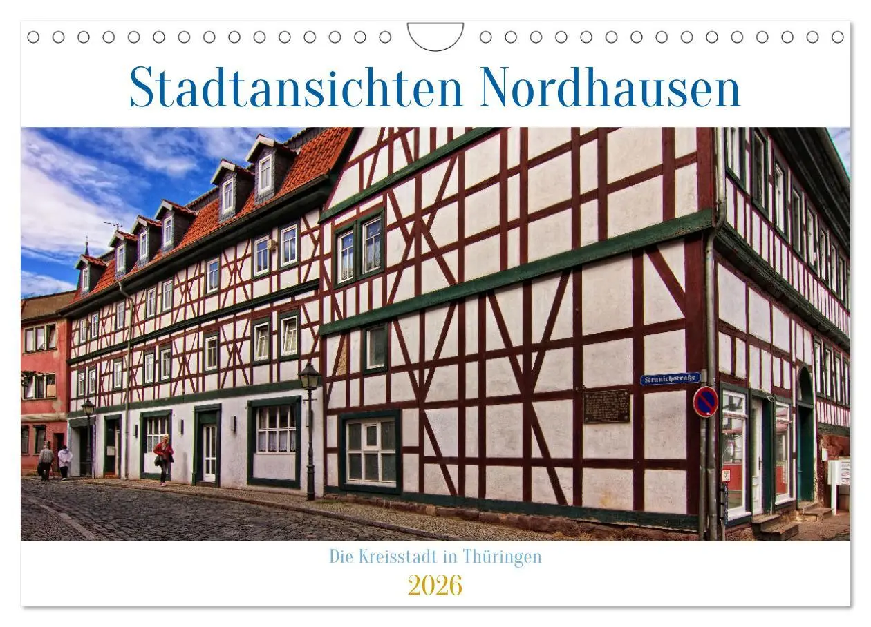 Cover: 9783457538067 | Stadtansichten Nordhausen (Wandkalender 2026 DIN A4 quer), CALVENDO...