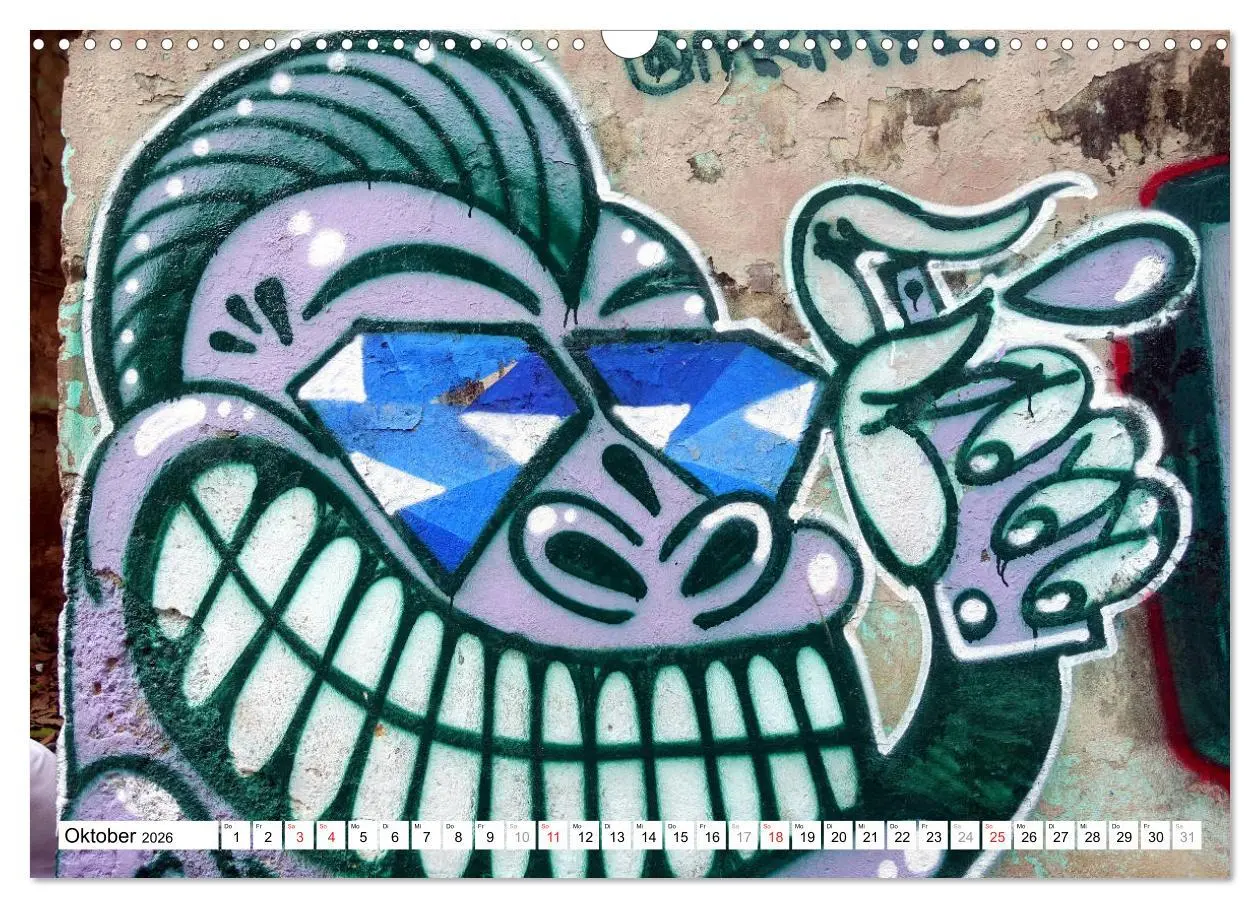 Bild: 9783457918067 | Gesichter Kubas - Havanna Graffiti (Wandkalender 2026 DIN A3 quer),...