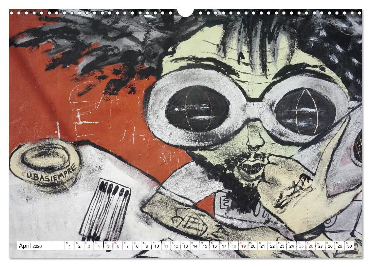 Bild: 9783457918067 | Gesichter Kubas - Havanna Graffiti (Wandkalender 2026 DIN A3 quer),...