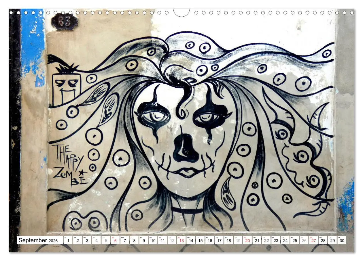 Bild: 9783457918067 | Gesichter Kubas - Havanna Graffiti (Wandkalender 2026 DIN A3 quer),...
