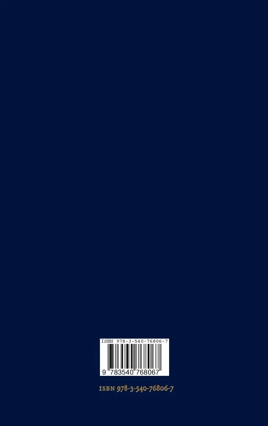 Rückseite: 9783540768067 | Felix Hausdorff - Gesammelte Werke Band III | Felix Hausdorff | Buch