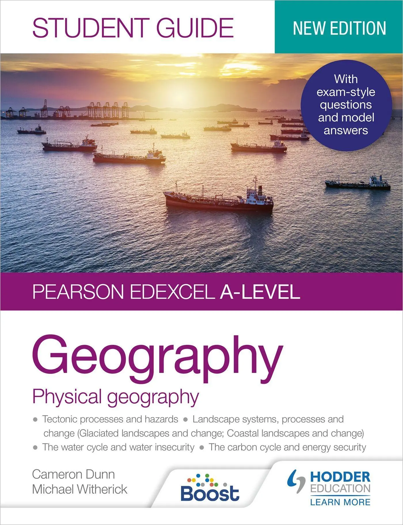 Cover: 9781398328167 | Pearson Edexcel A-level Geography Student Guide 1: Physical Geography