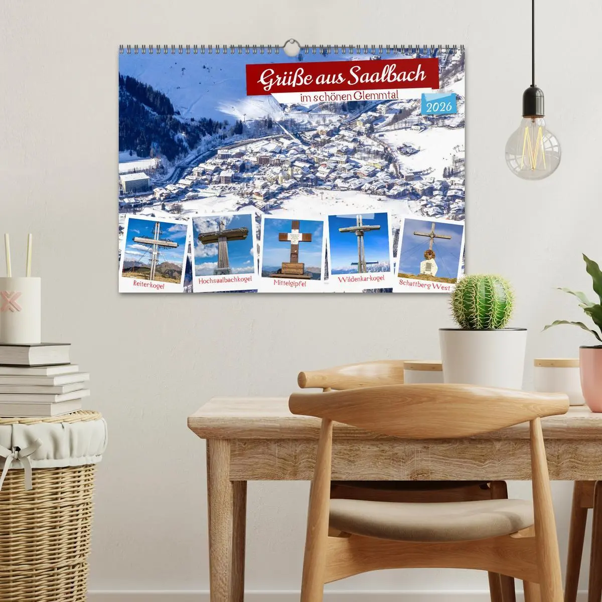 Bild: 9783457458167 | Grüße aus Saalbach (Wandkalender 2026 DIN A3 quer), CALVENDO...