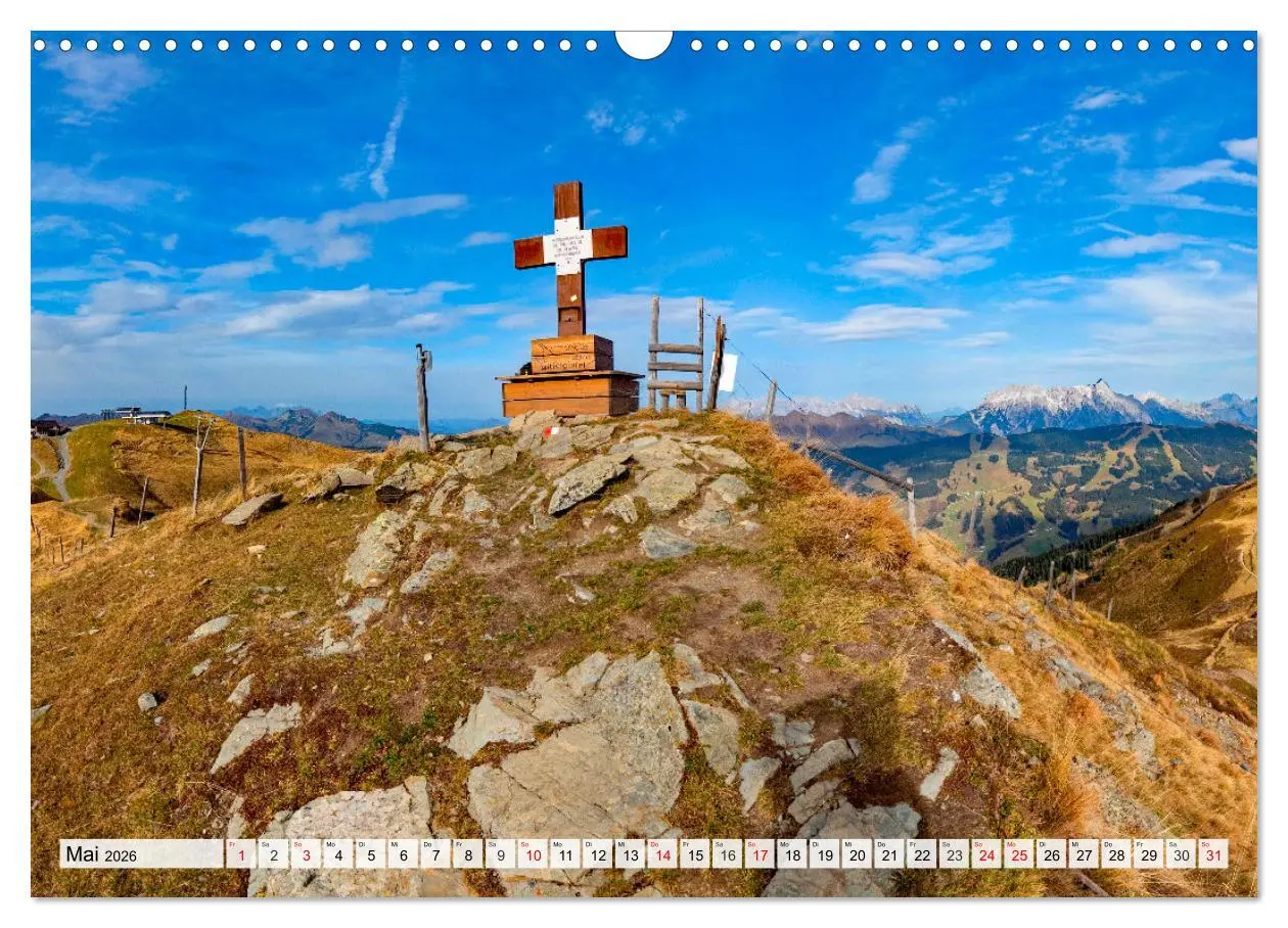 Bild: 9783457458167 | Grüße aus Saalbach (Wandkalender 2026 DIN A3 quer), CALVENDO...