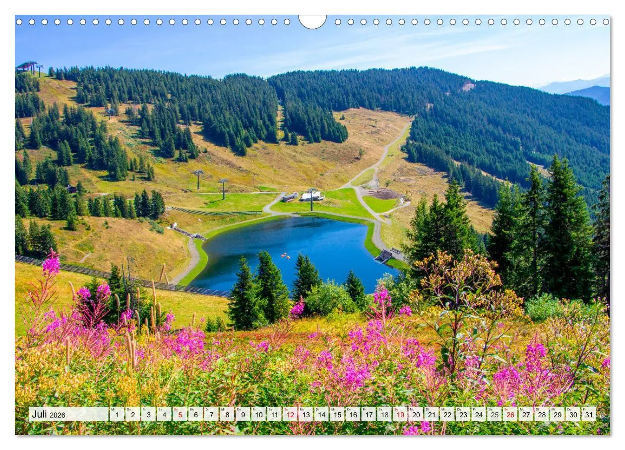 Bild: 9783457458167 | Grüße aus Saalbach (Wandkalender 2026 DIN A3 quer), CALVENDO...