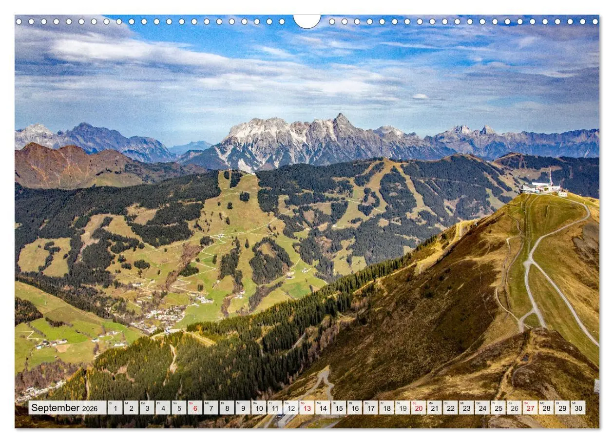 Bild: 9783457458167 | Grüße aus Saalbach (Wandkalender 2026 DIN A3 quer), CALVENDO...