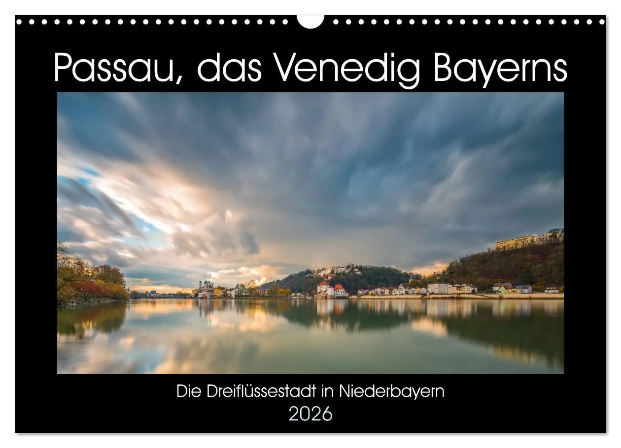 Cover: 9783457838167 | Passau, das Venedig Bayerns (Wandkalender 2026 DIN A3 quer),...