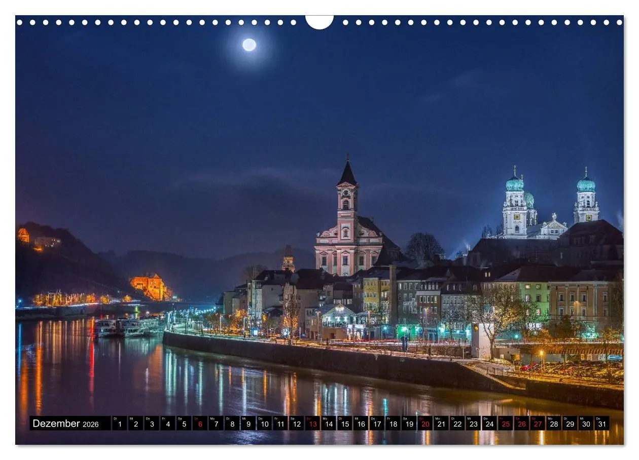 Bild: 9783457838167 | Passau, das Venedig Bayerns (Wandkalender 2026 DIN A3 quer),...