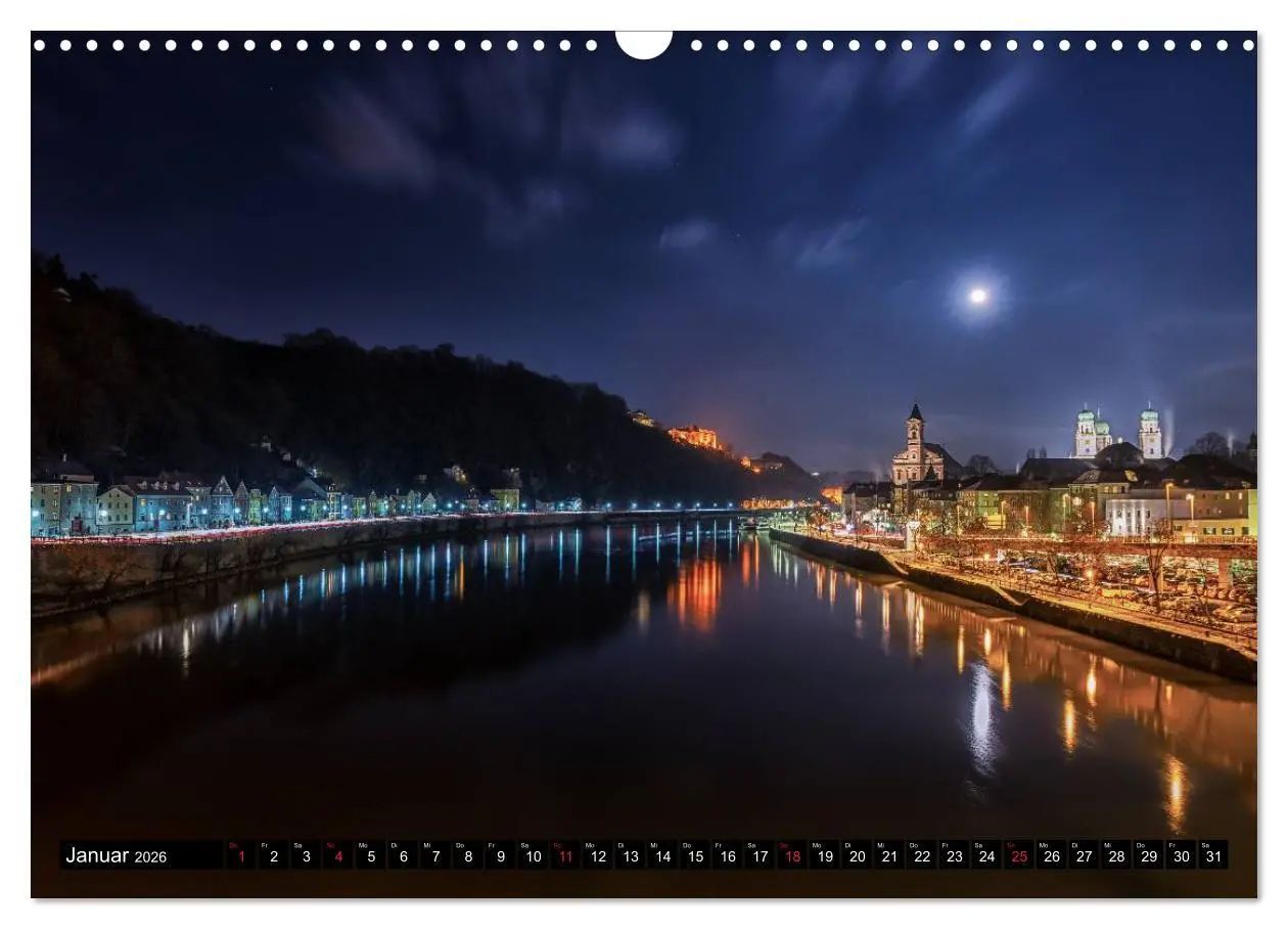 Bild: 9783457838167 | Passau, das Venedig Bayerns (Wandkalender 2026 DIN A3 quer),...