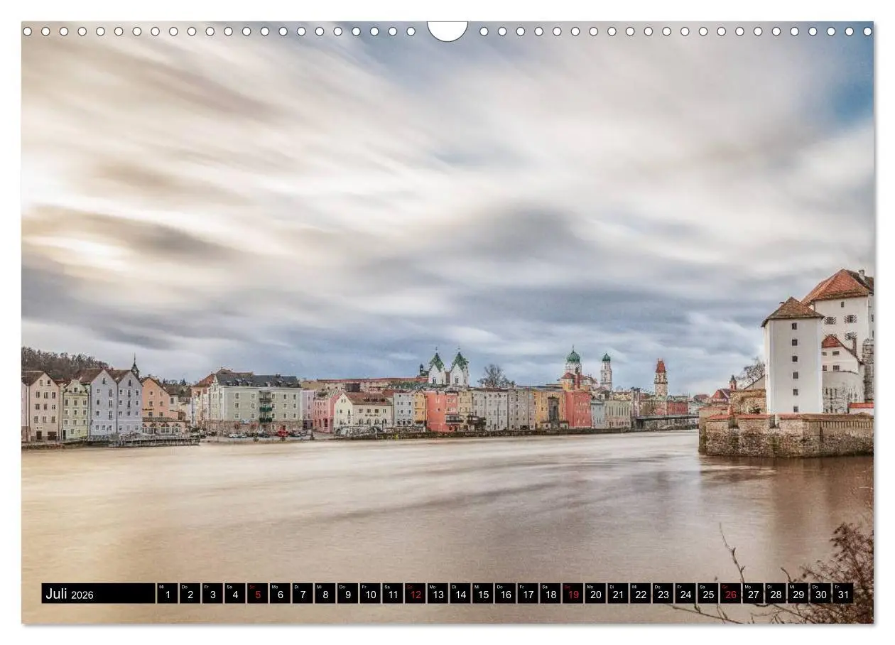 Bild: 9783457838167 | Passau, das Venedig Bayerns (Wandkalender 2026 DIN A3 quer),...