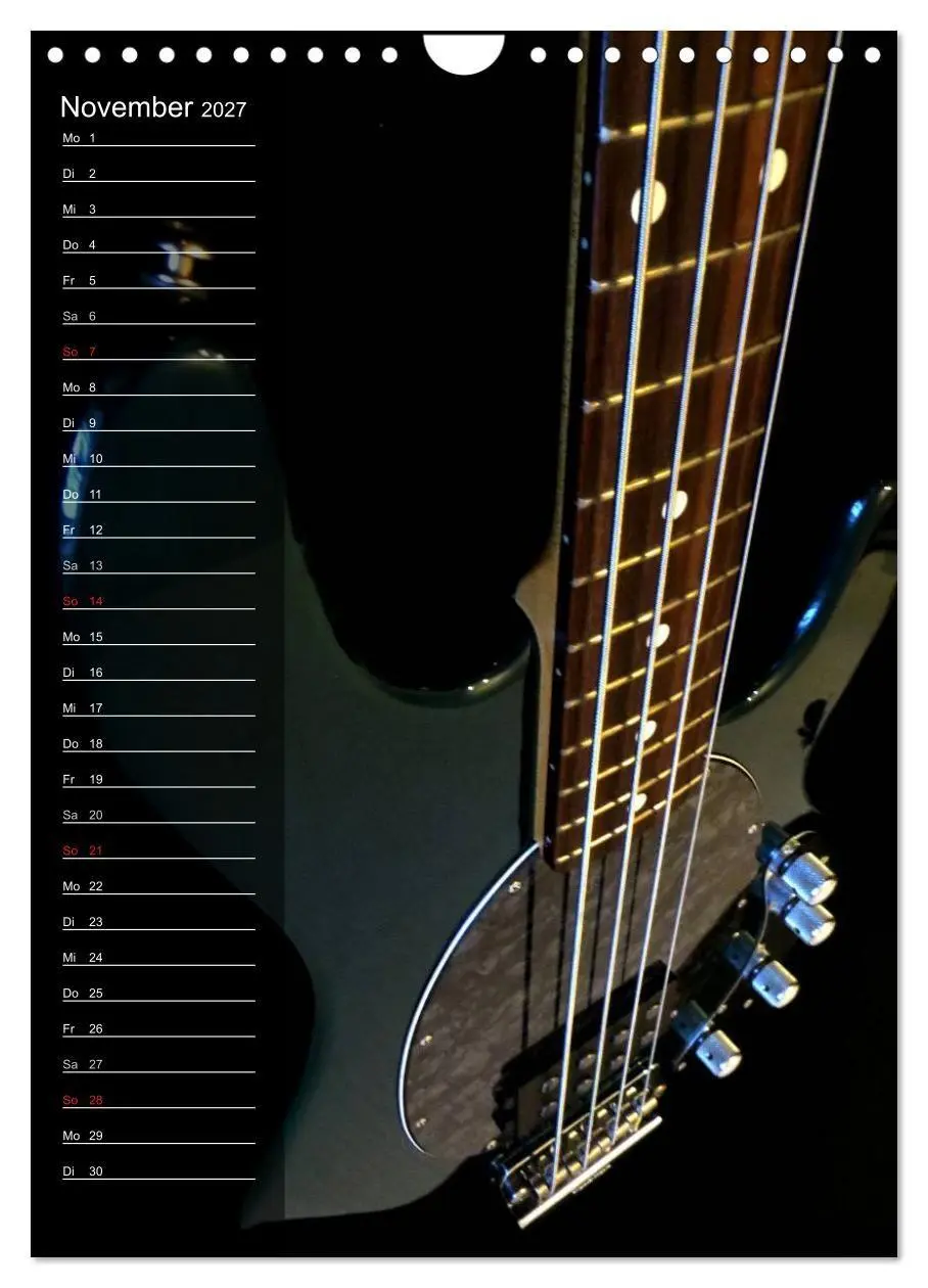 Bild: 9783594148167 | ROCKGITARREN in Szene gesetzt / Geburtstagskalender (Wandkalender...