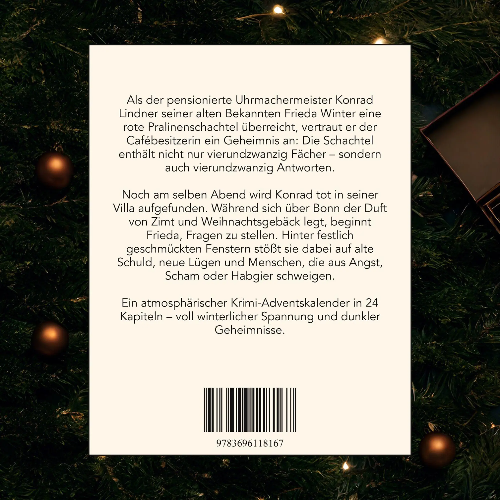 Rückseite: 9783696118167 | Tod in Bonn | Der Krimi-Adventskalender in 24 Akten | Jonah Lang