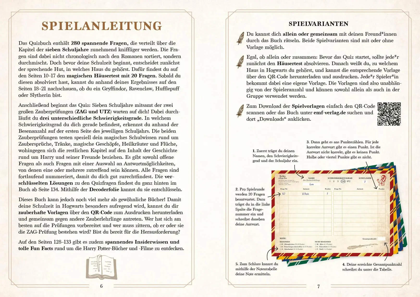 Bild: 9783745928167 | Das magische Quiz für Harry Potter-Fans | Janika Krichtel | Buch