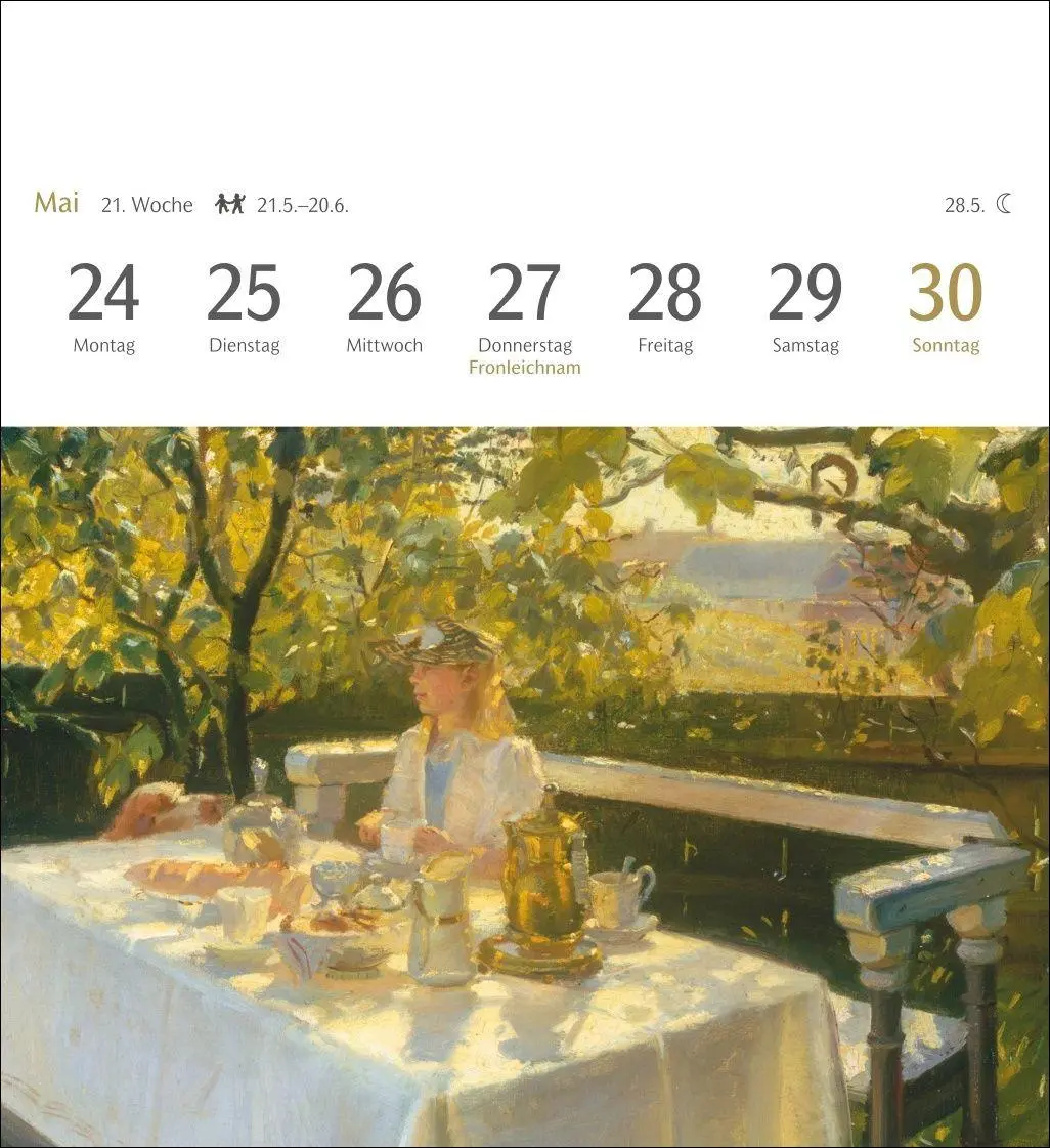 Bild: 9783840038167 | Kunstgenuss Postkartenkalender 2027 - Kalender mit 53 Kunstpostkarten
