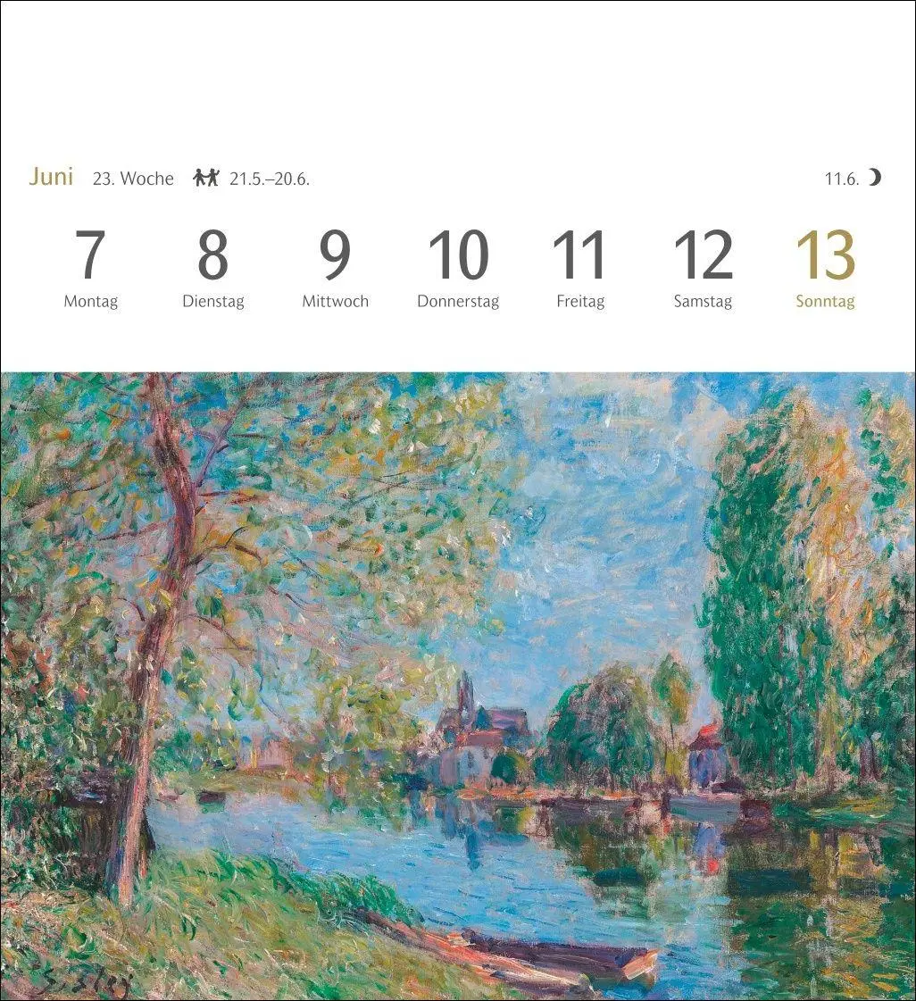 Bild: 9783840038167 | Kunstgenuss Postkartenkalender 2027 - Kalender mit 53 Kunstpostkarten