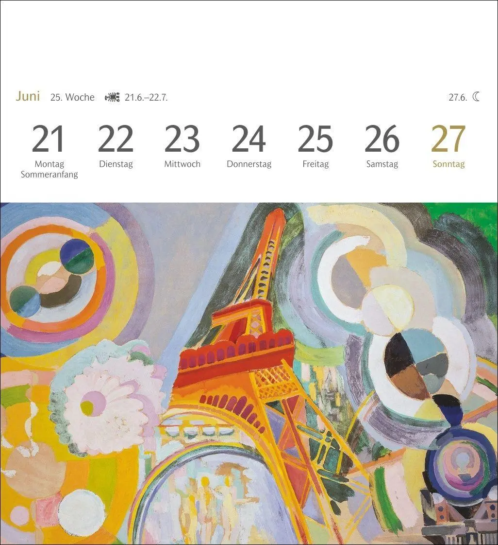 Bild: 9783840038167 | Kunstgenuss Postkartenkalender 2027 - Kalender mit 53 Kunstpostkarten