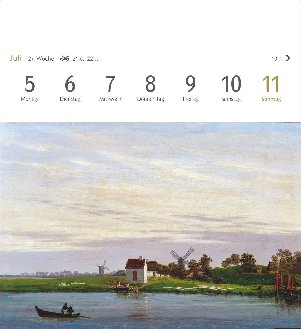 Bild: 9783840038167 | Kunstgenuss Postkartenkalender 2027 - Kalender mit 53 Kunstpostkarten