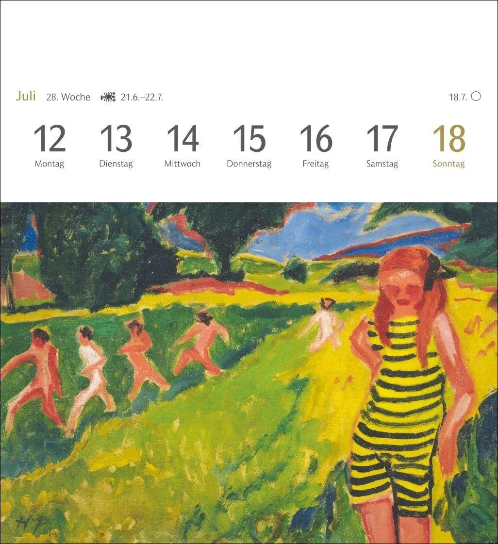 Bild: 9783840038167 | Kunstgenuss Postkartenkalender 2027 - Kalender mit 53 Kunstpostkarten